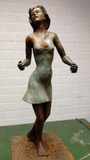 Peter Pel - In beweging (Bronze)